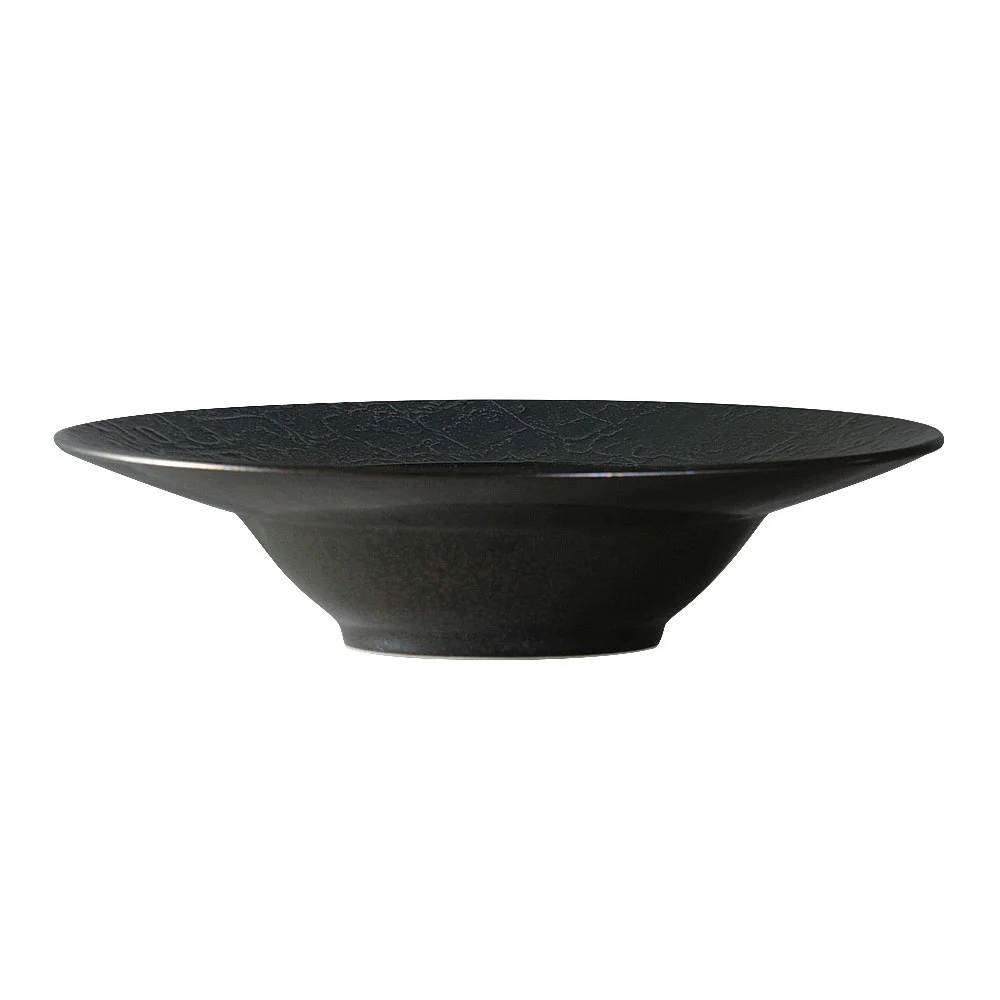 バロック 黒彩 26.5cmディープスープ（カット3）