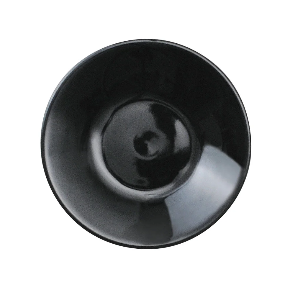 ツヤ黒12cm受皿（カット3）