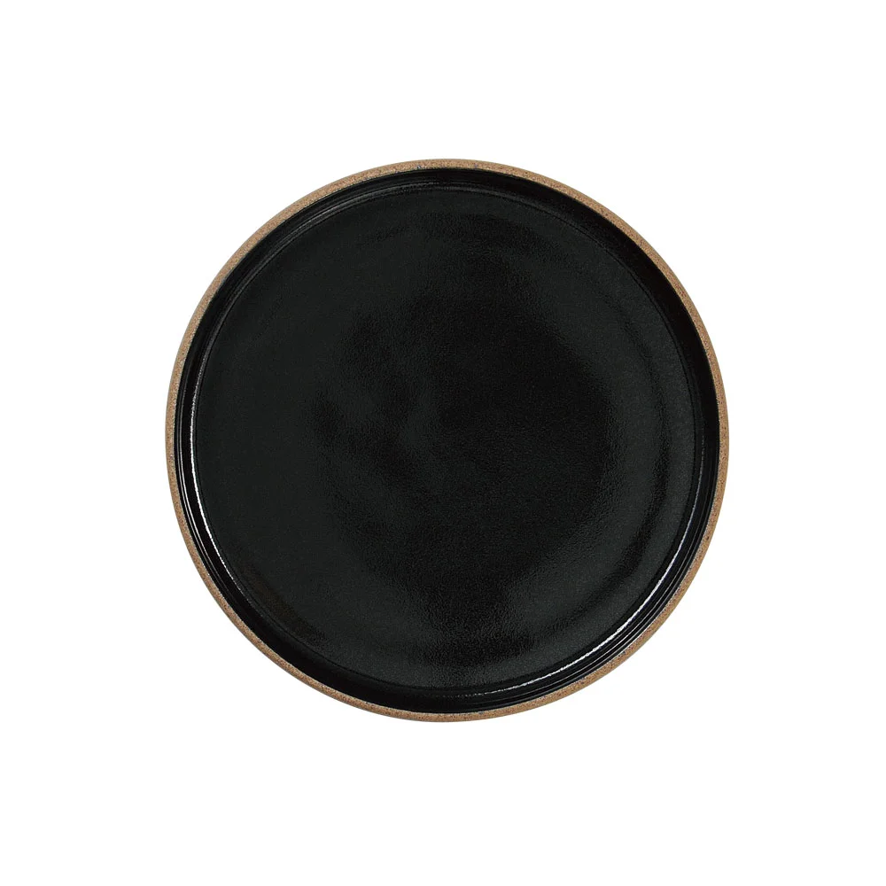 Cork（コルク） 黒18cm切立丸皿（カット2）