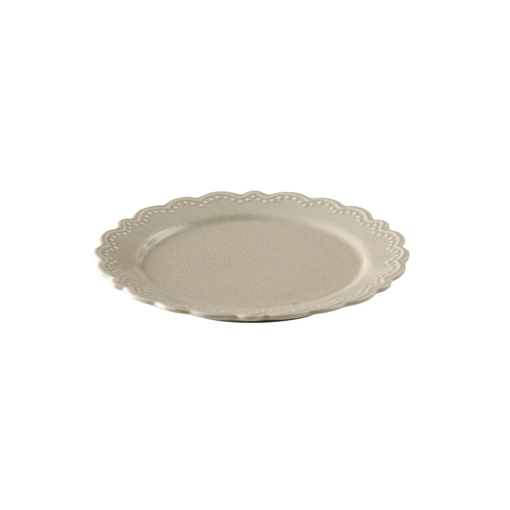 Emboss （エンボス） チタンクリーム 18.5cmプレート