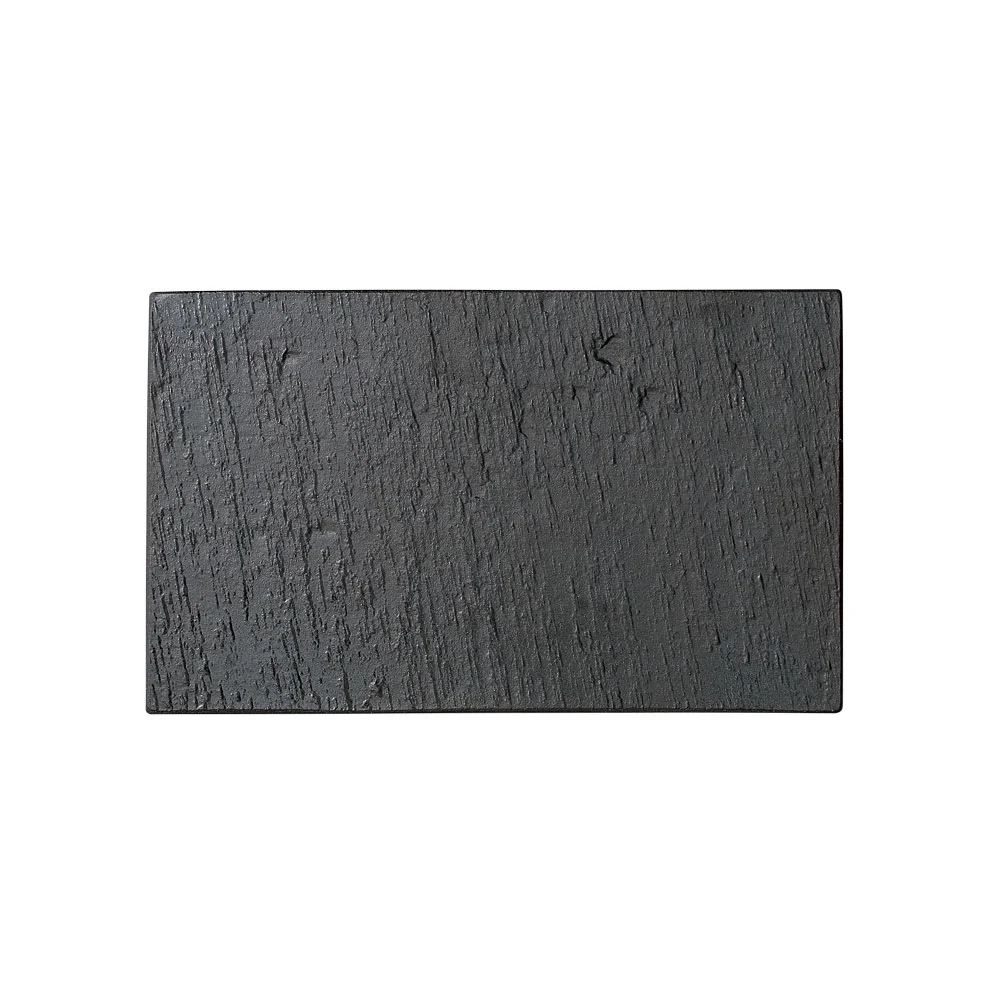 黒陶 25cm長角皿（カット2）