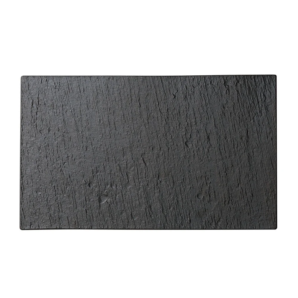 黒陶 30cm長角皿（カット2）