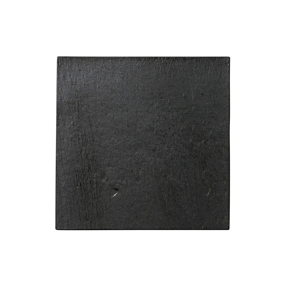 黒陶 21cm正角皿（カット2）