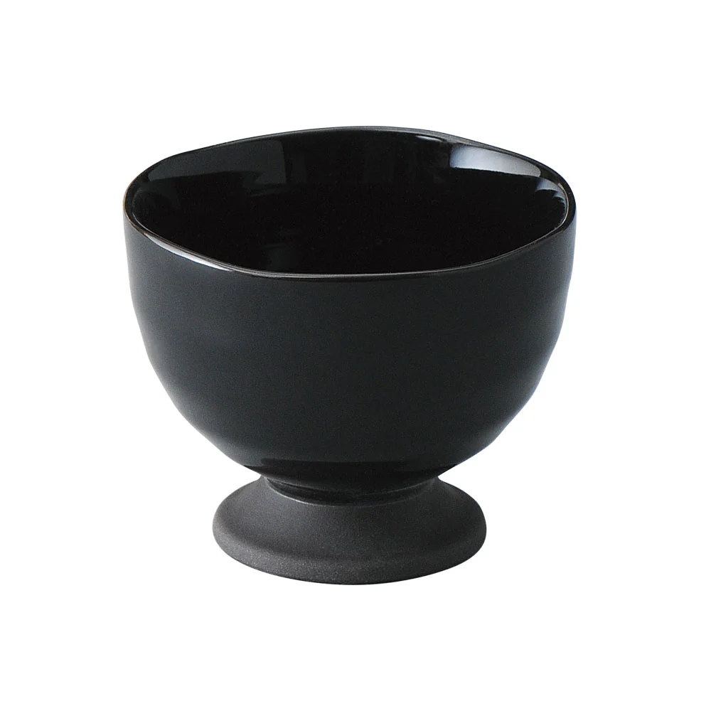 黒釉高台煎茶