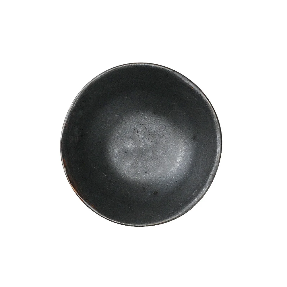 いぶし黒結晶三ッ足小付（カット2）