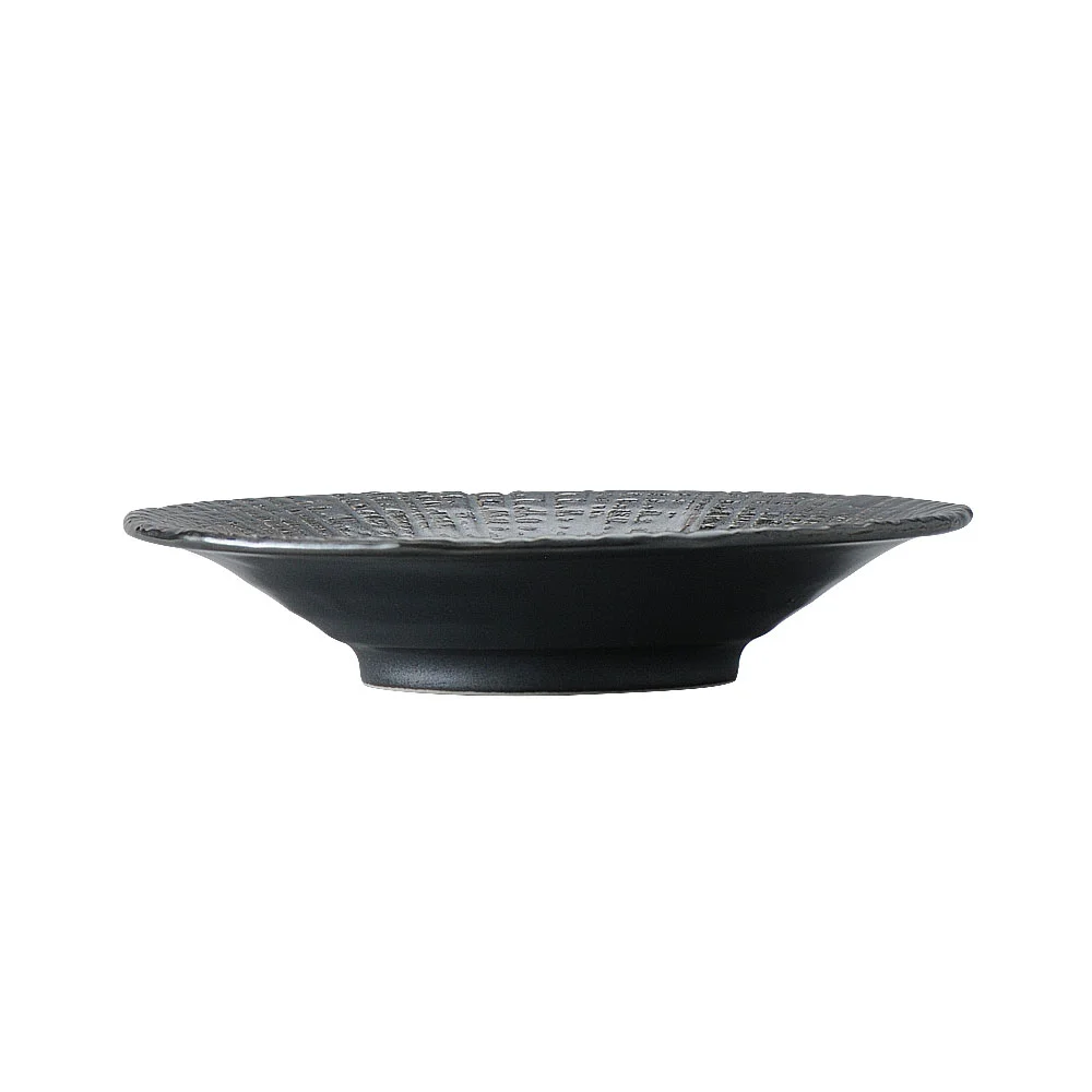 黒渦彫十草型平鉢（カット3）