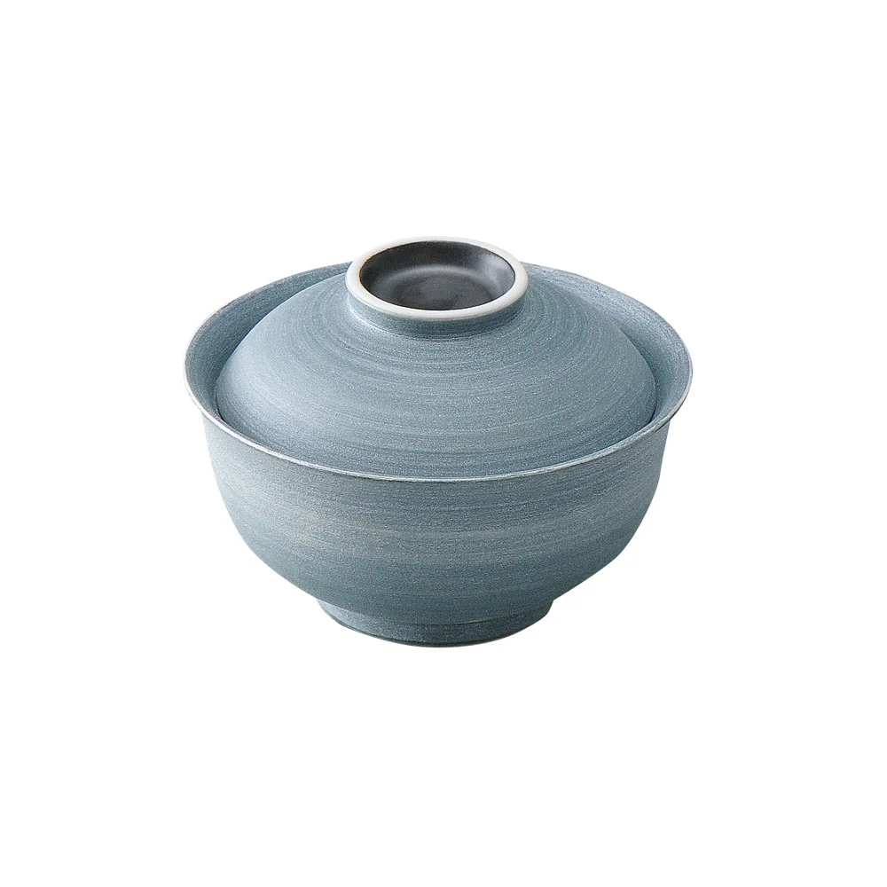 銀彩反型煮物碗（小）