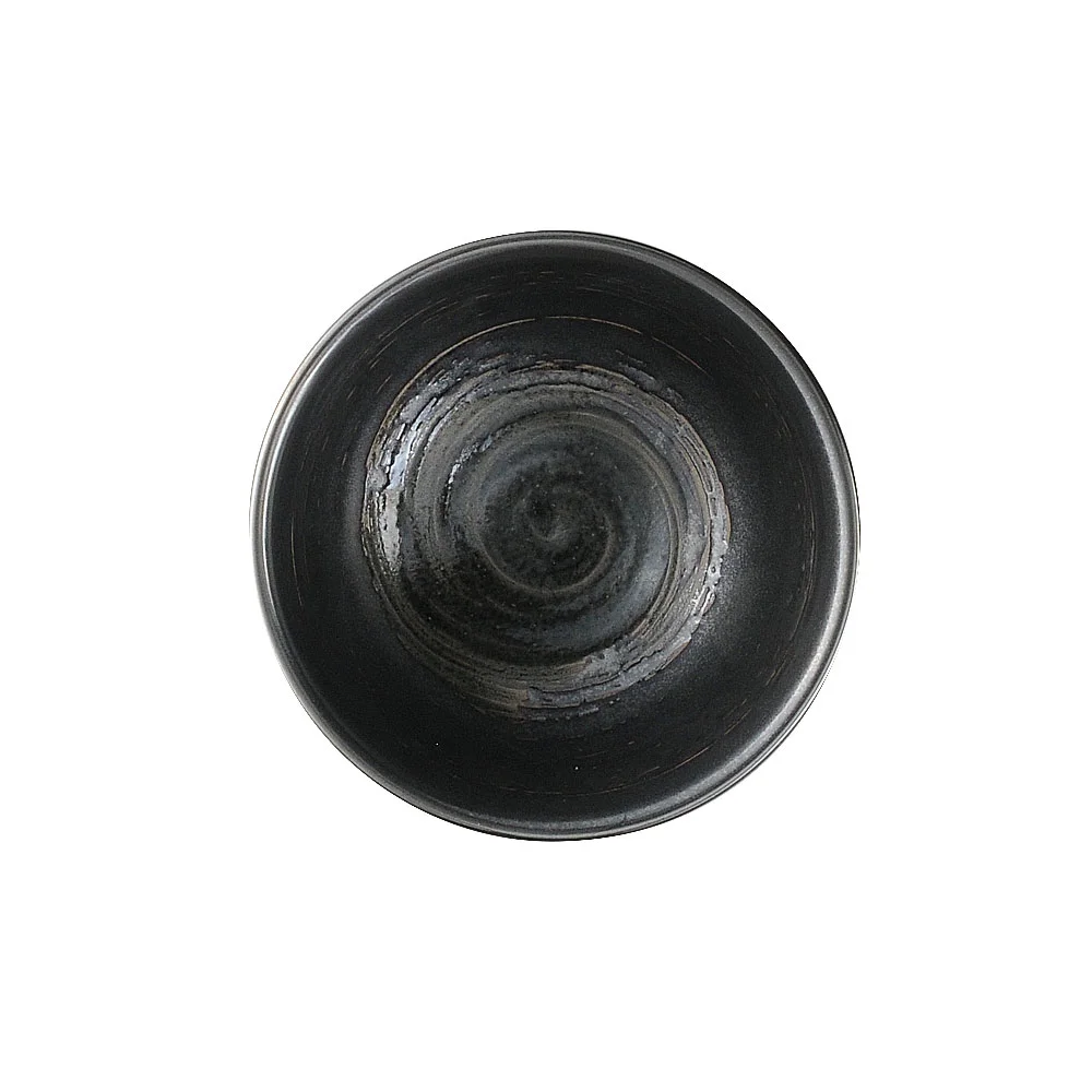 黒渦丸碗（小）（カット2）