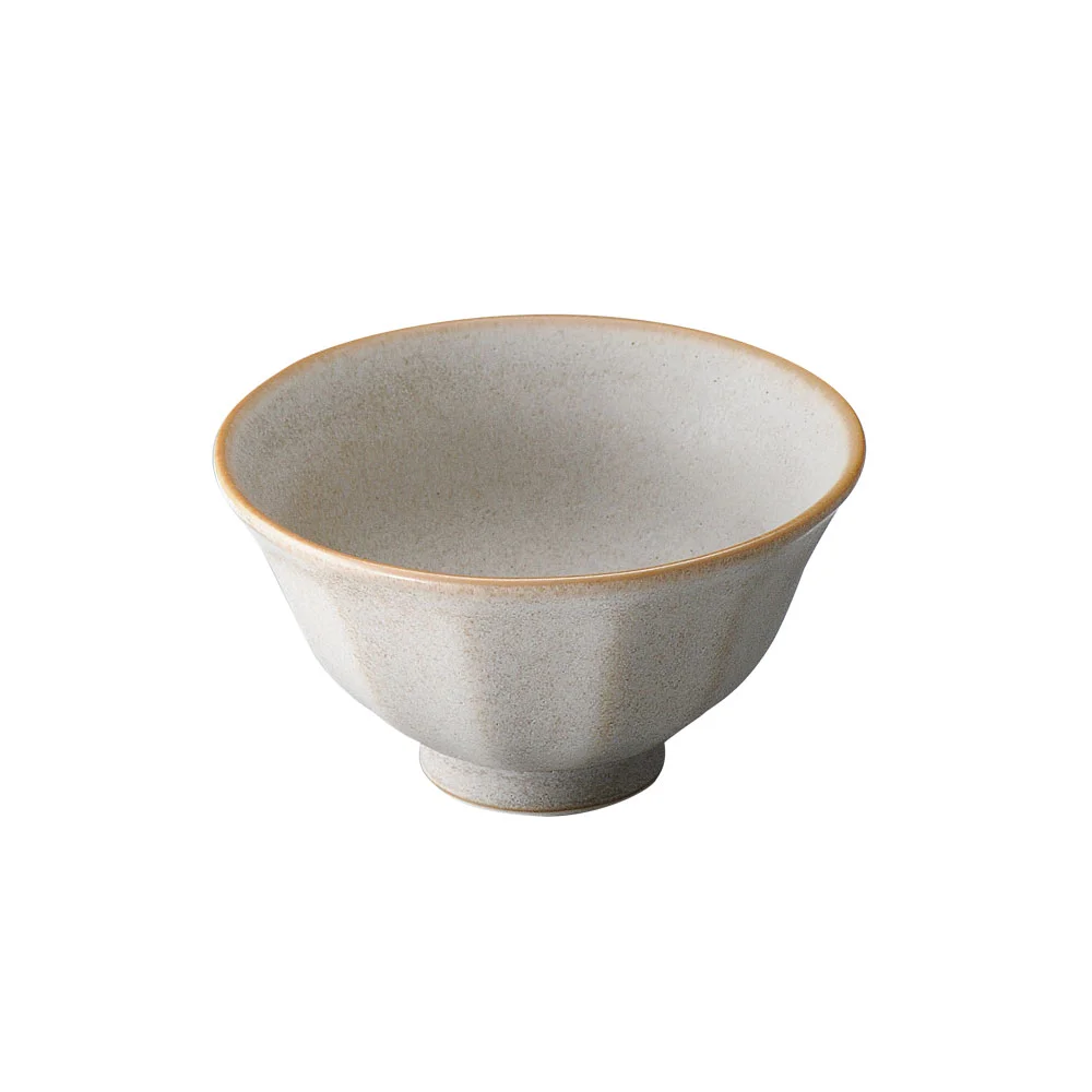 ROOTSベージュ削ぎ茶碗