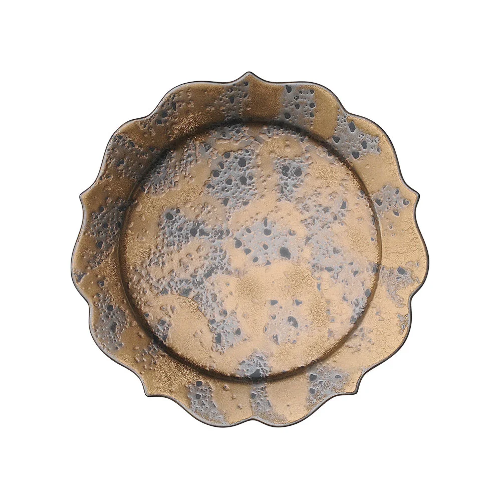 Ryoka（稜花） 金光18.5cm皿