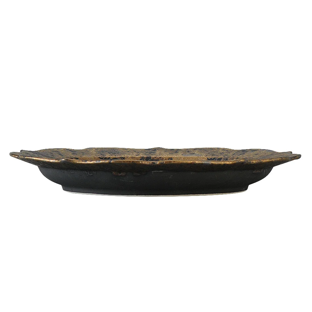 Ryoka（稜花） 金光24cm皿（カット3）