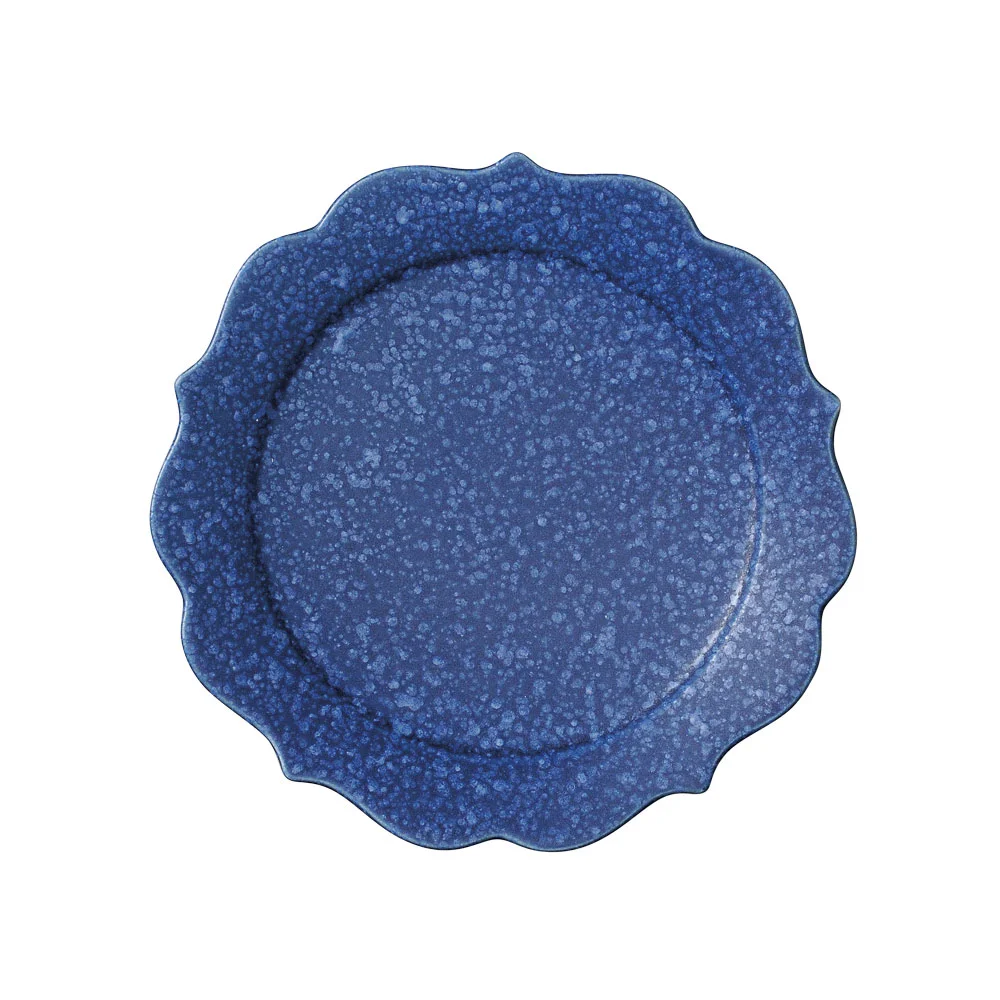 Ryoka（稜花） 群青18.5cm皿
