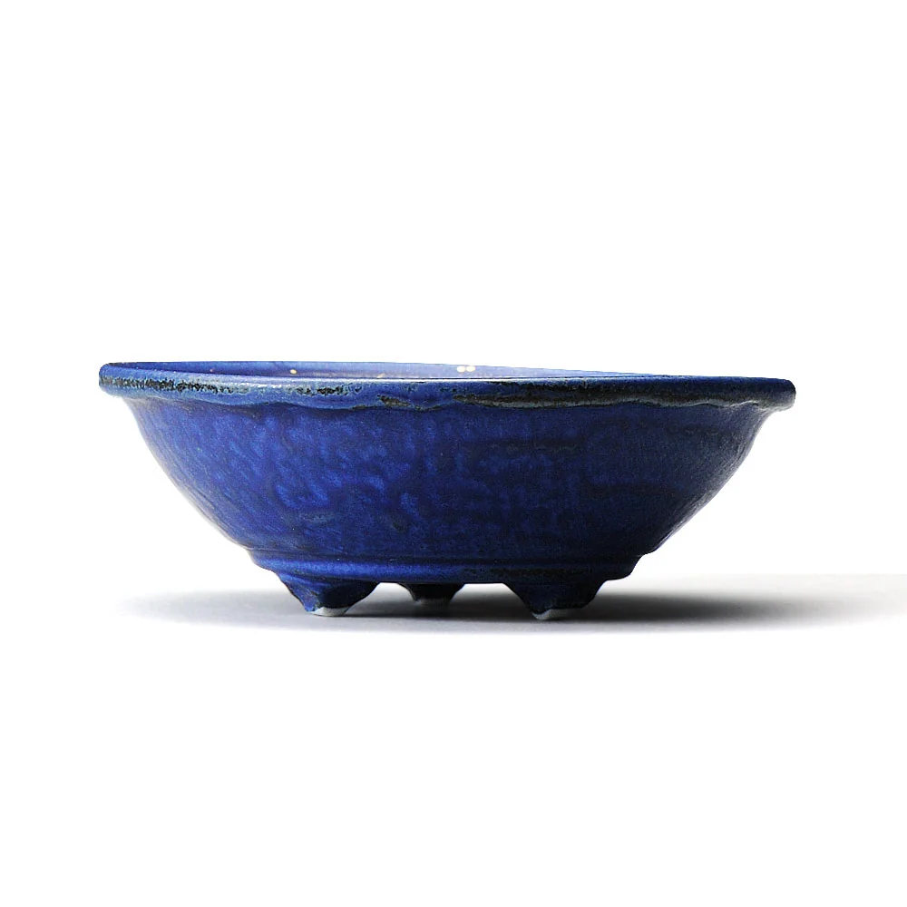 金しぶき瑠璃釉中鉢（カット3）
