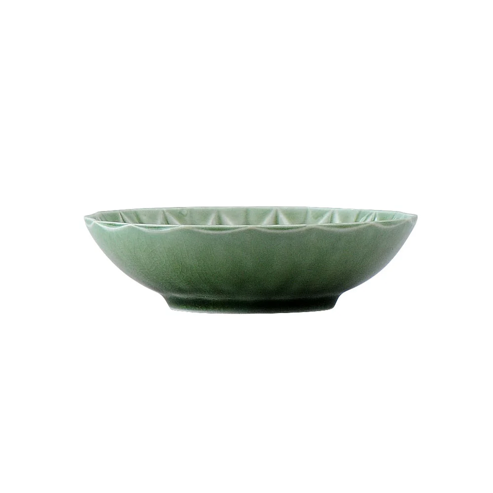 壱之華みどり彩花中皿（カット3）