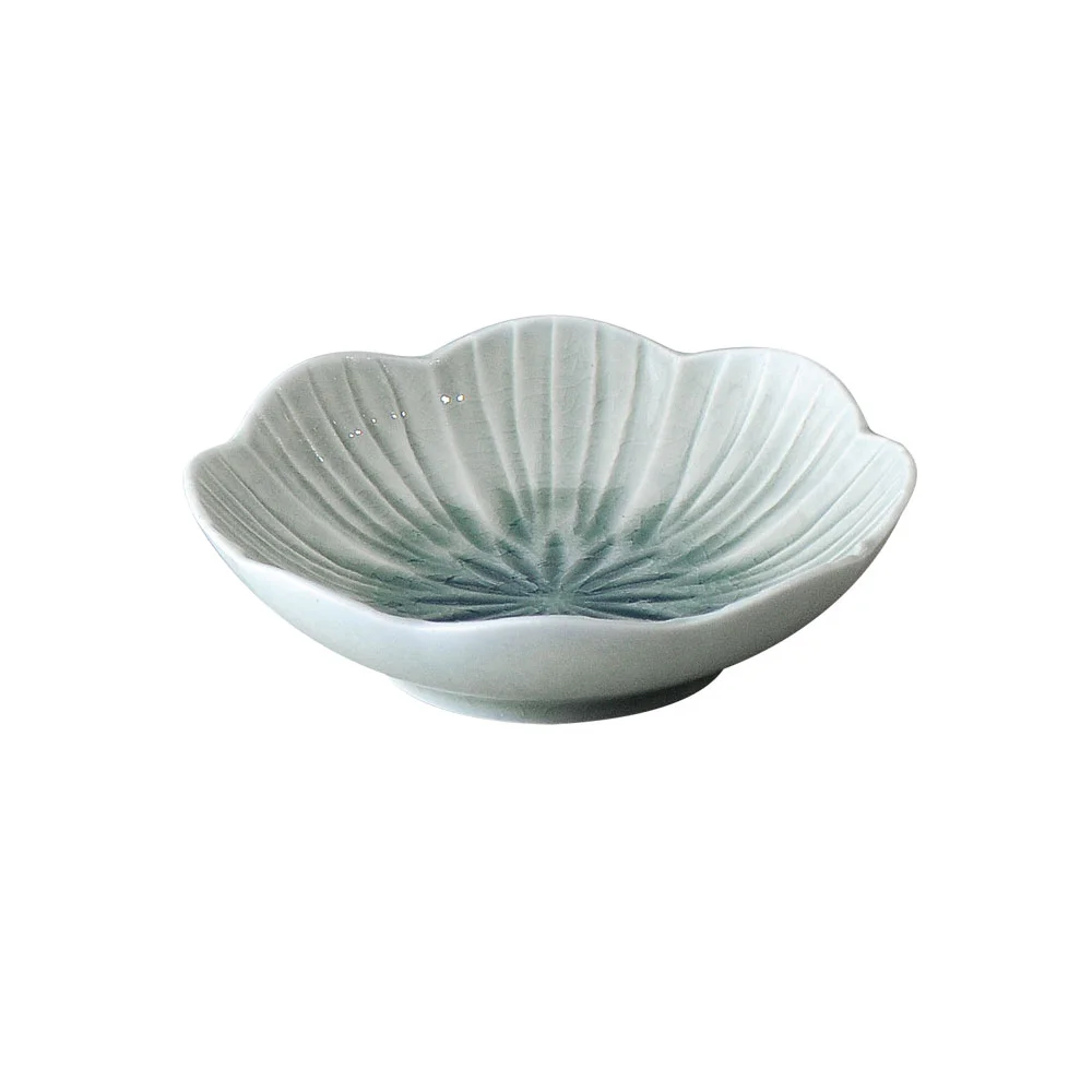 参之華みずいろ彩花中皿（カット2）