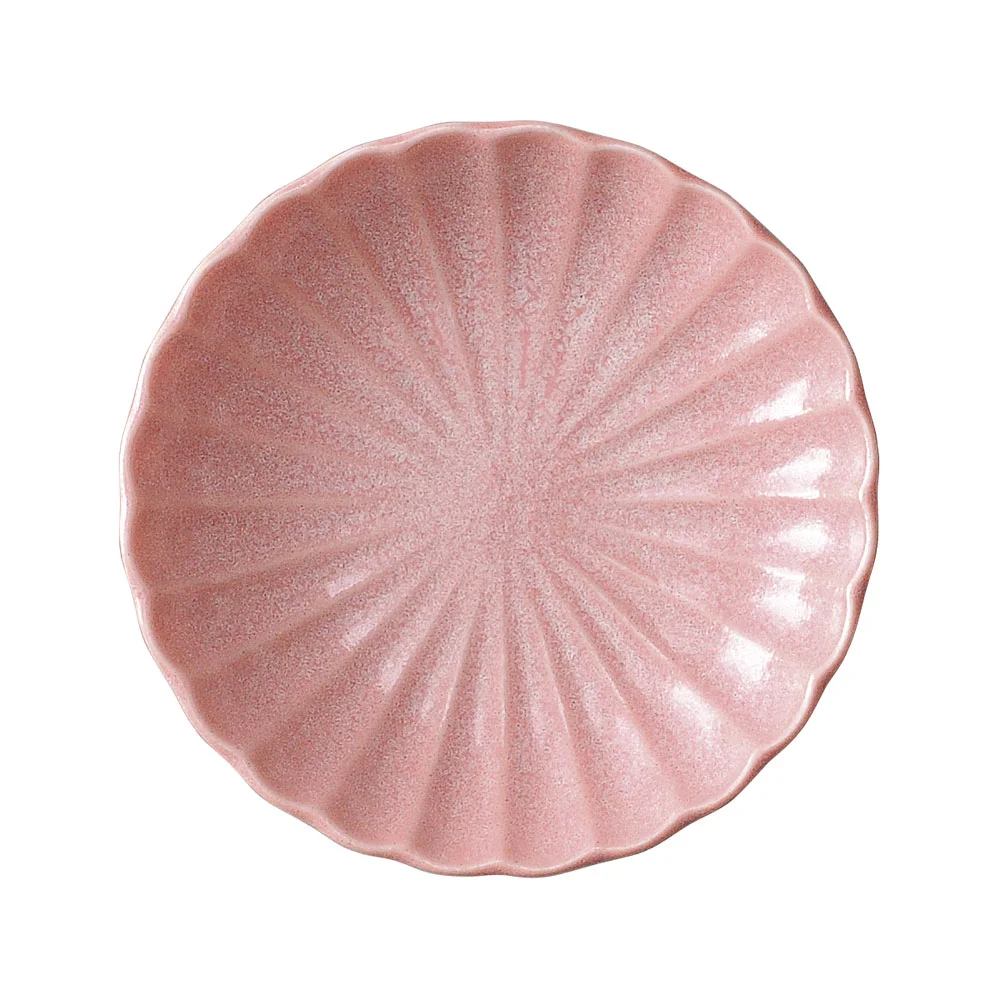 うのふ 赤菊型特取皿