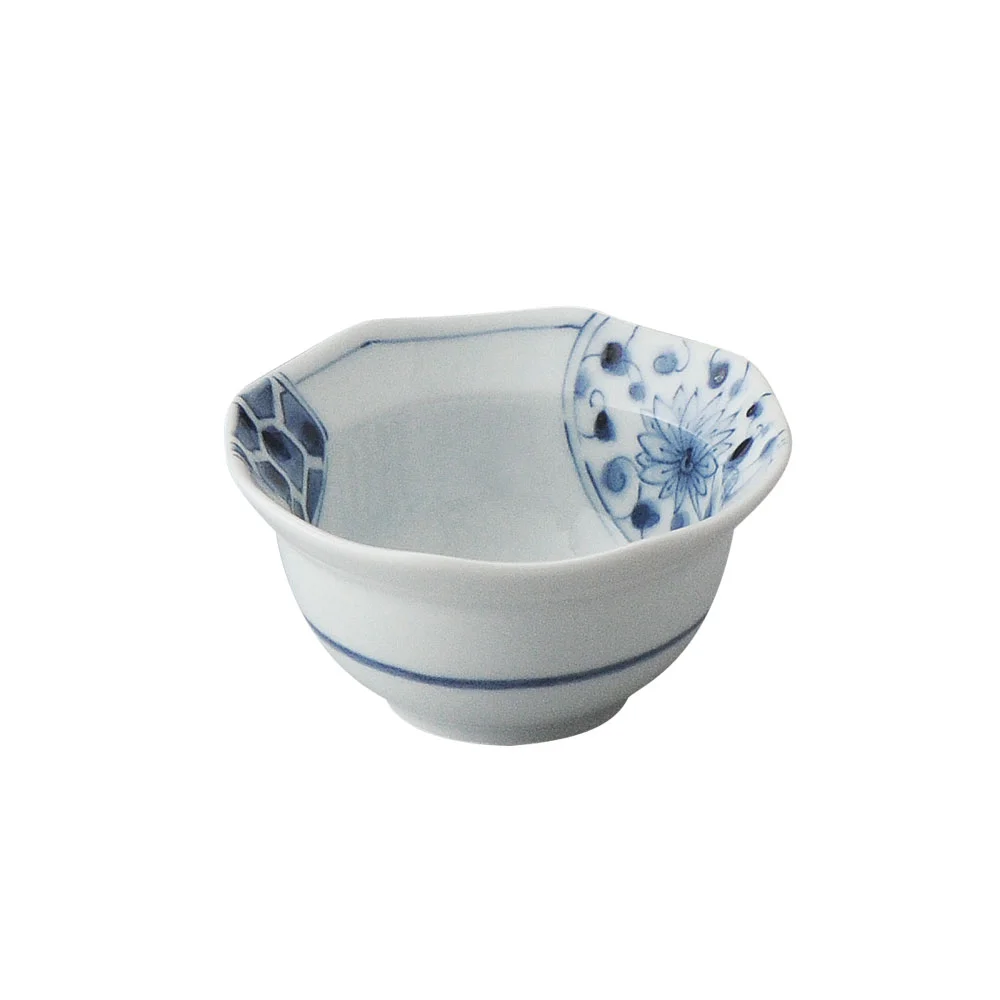 花伊万里（青）八角小付