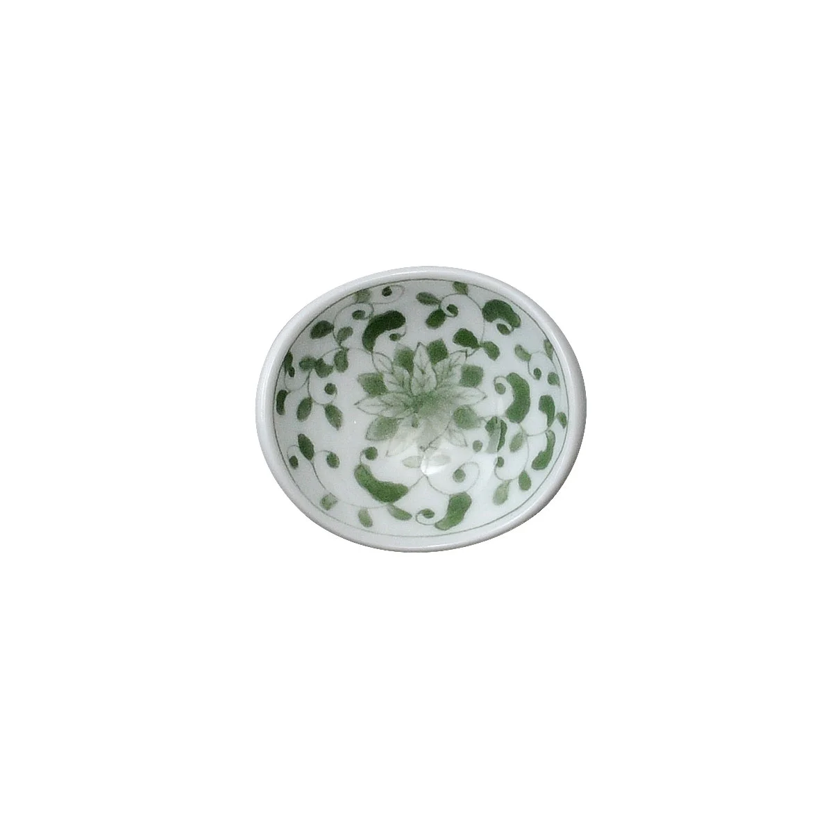 菊唐草（緑）豆鉢（カット2）