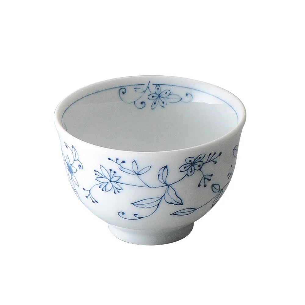 線唐草（青）ゆらぎ千茶