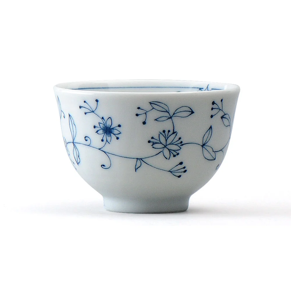 線唐草（青）ゆらぎ千茶（カット3）