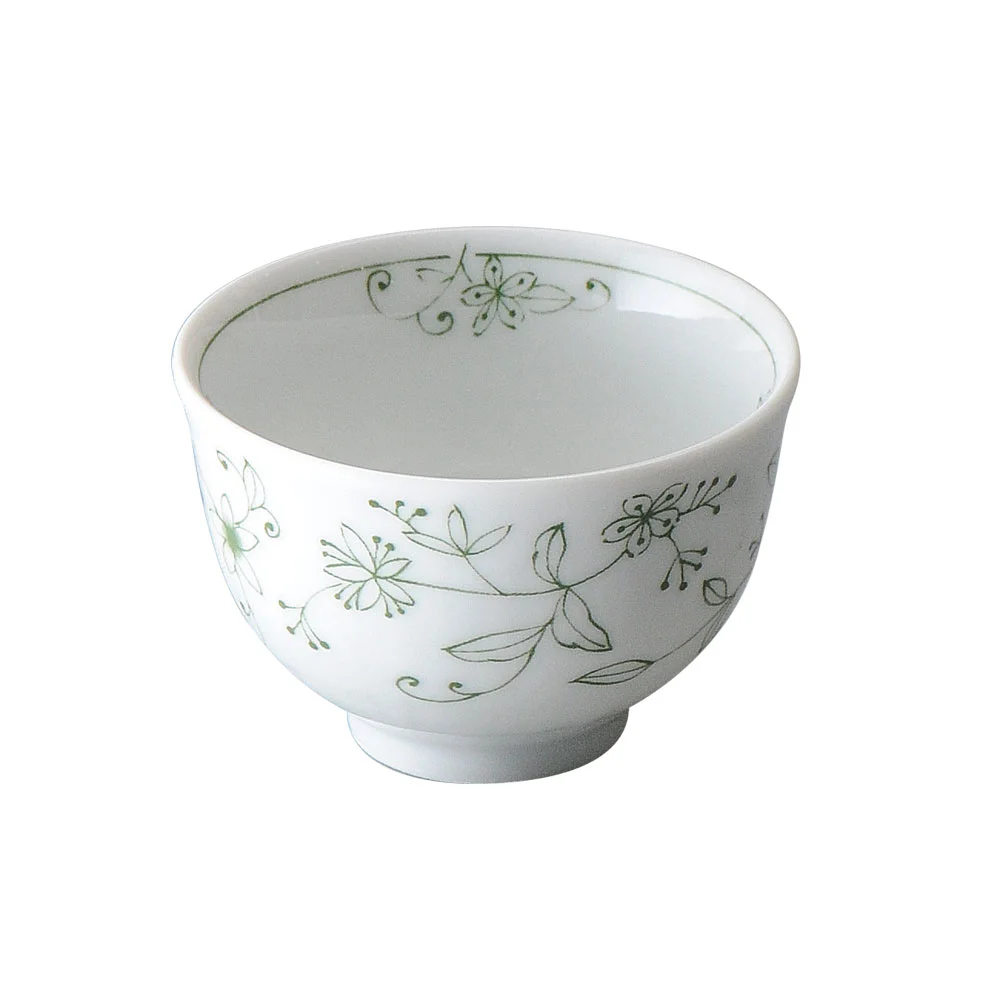 線唐草（緑）ゆらぎ千茶