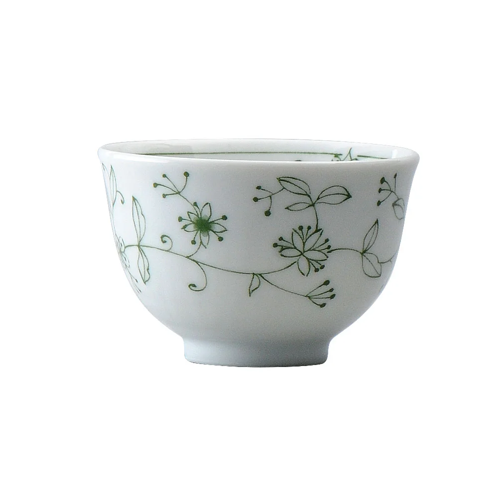 線唐草（緑）ゆらぎ千茶（カット3）