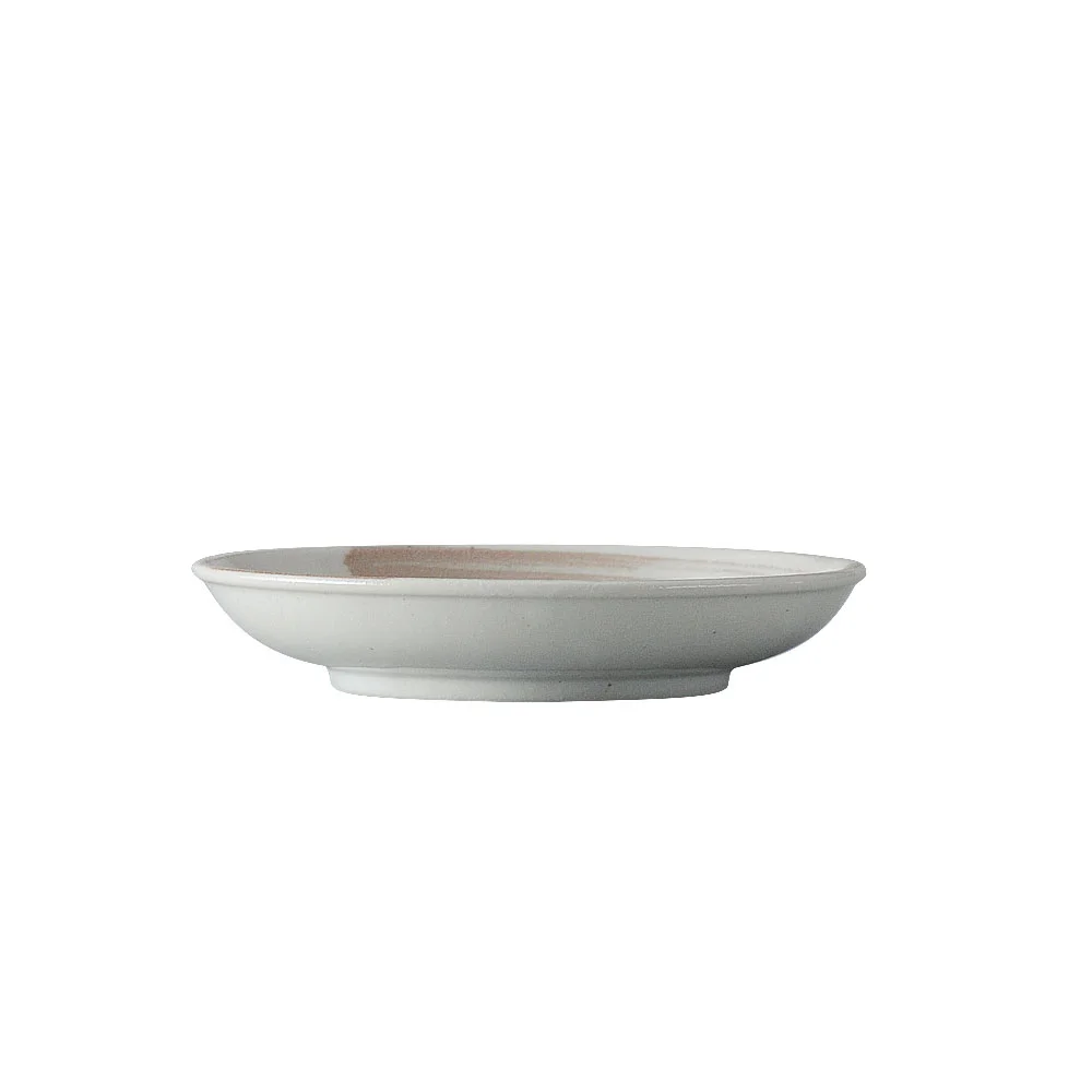 風車（白）12.5cm皿（カット3）