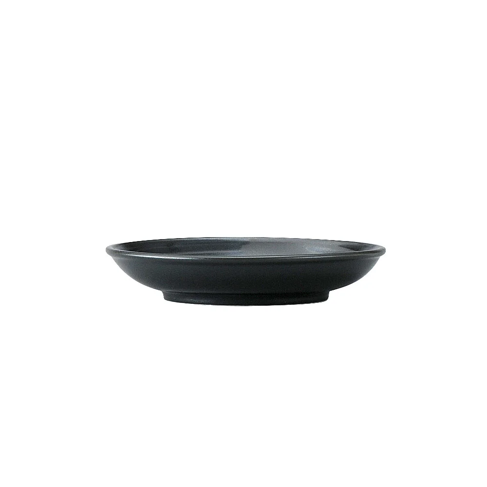 風車（黒）12.5cm皿（カット3）
