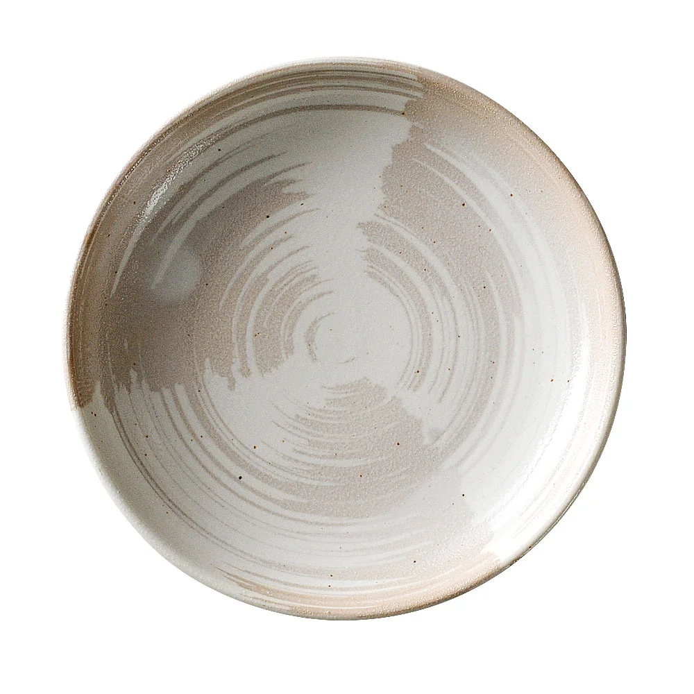 風車（白）16.5cm皿（カット2）