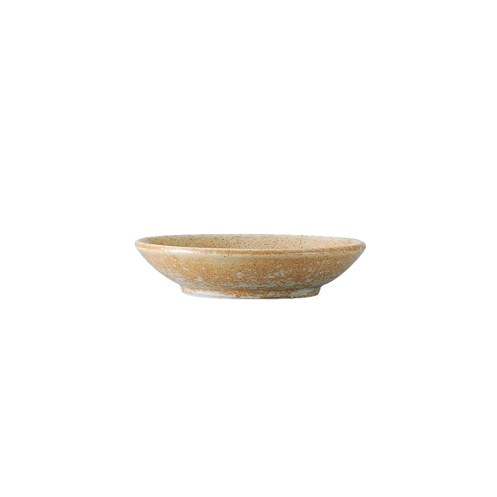 白茶結晶8cm豆皿（カット3）