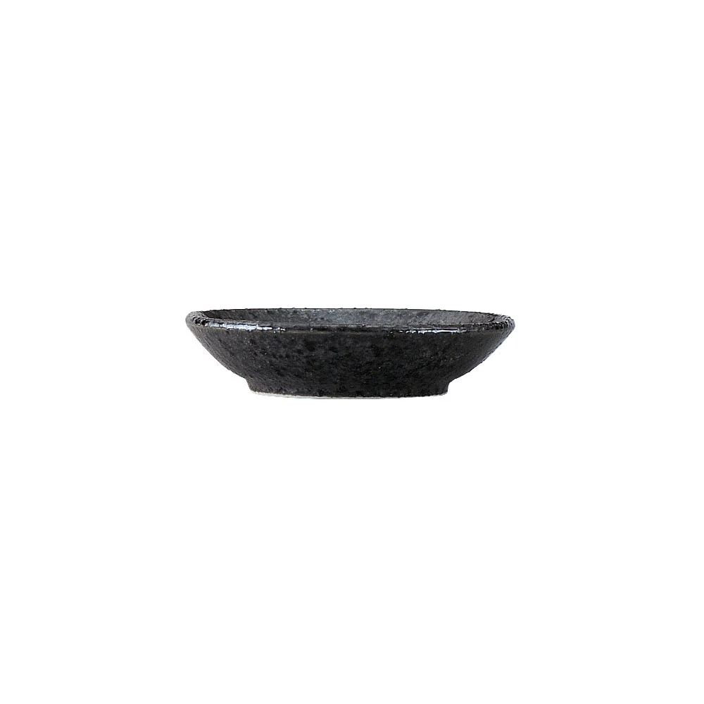 黒結晶8cm豆皿（カット3）