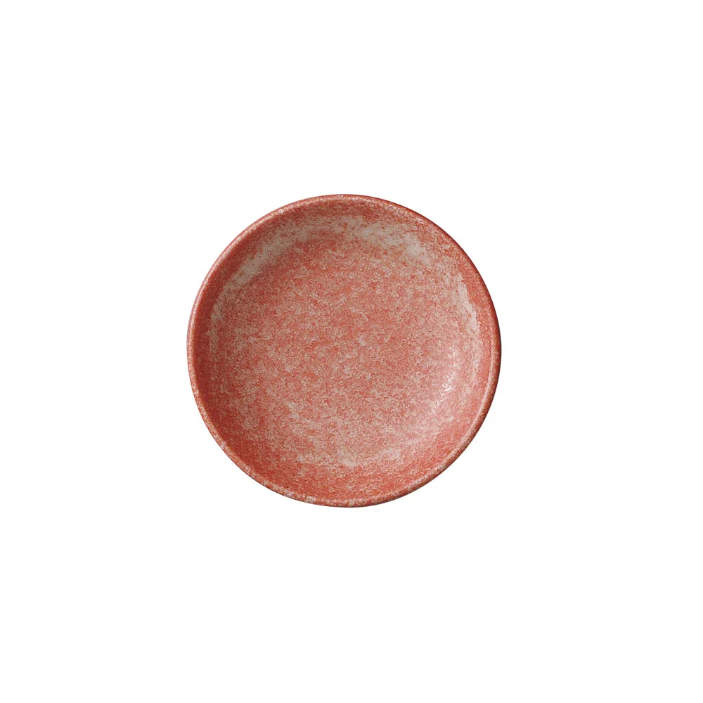 窯変珊瑚8cm豆皿（カット2）